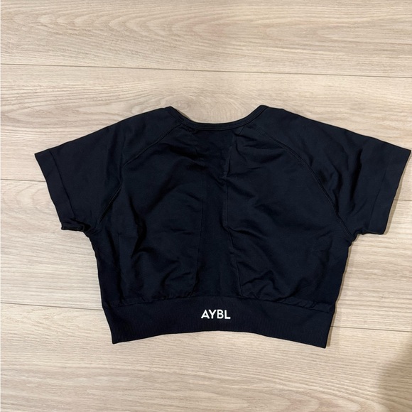 AYBL Black Cropped Top - Picture 2 of 3